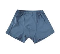 Boxer da uomo apribili lateralmente, biancheria intima strappabile per la cura degli uomini dopo operazioni, slip in cotone tinta unita per anziani, facile da indossare e togliere, Blu, M