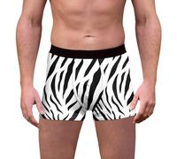 Boxer da uomo casual e confortevole, in cotone con stampa polpo, divertente e originale, per uno stile quotidiano unico e giocoso, comfort e leggerezza garantiti, Bianco20, L
