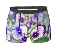 Boxer da uomo con stampa di perfezione del pensiero del pensiero degli uomini,Biancheria intima ultra Comfortsoft degli uomini,Mutande elastiche traspiranti, Nero , M Plus