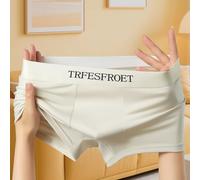 Boxer da uomo, confezione da 3 pezzi, tinta unita, traspirante, con bustina in misto poliestere e spandex, per uomo (XXXL albicocca)