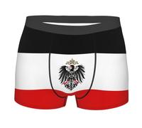 Boxer da Uomo Flag of The German Empire Mutandine da Uomo Confortevole Boxers Slip per Uomos Traspirante Boxers Uomos Mutande per Fidanzato Boy Regalo M