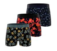 Boxer da Uomo in Cotone, Mutandine da Uomo, ipoallergeniche e morbide, Confezione da 3, Rosso Lb, L