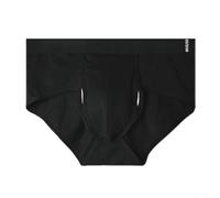 Boxer da uomo in cotone traspirante con tasca sottile per un uso confortevole (L nero)