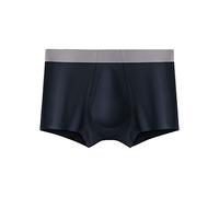 Boxer da uomo in lattice biologico con tasca di supporto confortevole e traspirante senza cuciture e vestibilità piatta, per uomo casual