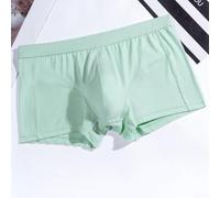 Boxer da uomo in morbido cotone traspirante, con sacchetto, comodi, elasticizzati, per l'uso quotidiano (M, blu)