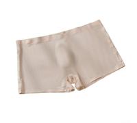 Boxer da uomo in seta di ghiaccio senza cuciture, con posizionamento a vita bassa e custodia per rigonfiamento 3D, supporto bilanciato e sensazione leggera per un uso prolungato (2XL albicocca)