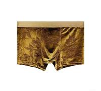 Boxer da uomo in stile retrò, in velluto, con sacchetto rigonfio, L-4XL | Per un design retrò, superficie vellutata, tasca integrata, elastico in vita, dalla L alla 4XL