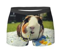 Boxer da Uomo Intimo Stampa di Porcellino D'India Elasticizzato Mutande Uomo Boxer Anallergiche Intimo Maschile per attività Commerciale Corsa Camminare L