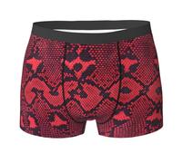 Boxer da Uomo Intimo Stampa Serpentina Traspiranti Pantaloncini Resistente Mutande Uomo Boxer per Uso Quotidiano Sport attività Commerciale L