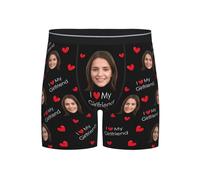 Boxer da Uomo Personalizzati con Foto Faccia Buffa Intimo Personalizzato per Il Viso Divertenti Boxer da Uomo Personalizzati Natale Compleanno Regali di San Valentino per Uomo Fidanzato Marito