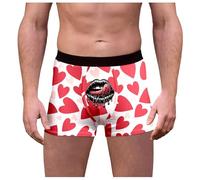 Boxer da Uomo Personalizzati Trunks Slip A Vita Media Stampa per Mutande Morbide E Comode vestibilità Divertente Super Elastiche Underwear Adatto L'Uso Quotidiano#2