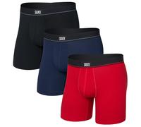 Boxer da uomo Saxx Essential Cotton Boxer Brief Fly 3Pk Taglia: XL / Colore: rosso