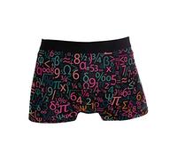 Boxer da Uomo Simbolo di Matematica Boxer Shorts Gents Anti Chafe Boxer da Uomo Trunks Elastico in Vita Intimo da Uomo per papà Regalo