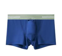 Boxer da uomo Skiny, mutande funzionali da uomo con apertura, morbide, comode, funzionali e a compressione, supporto per testicoli e sollievo dal dolore crotale, biancheria intima per vasectomia, Blu