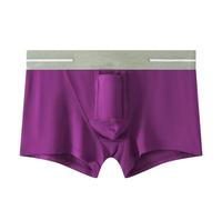 Boxer da uomo Skiny, mutande funzionali da uomo con apertura, morbide, comode, funzionali e a compressione, supporto per testicoli e sollievo dal dolore crotale, biancheria intima per vasectomia