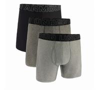 Under Armour Men's Performance Tech 6" 3 Pack Solid Boxer Briefs