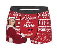 Boxer Divertenti Personalizzati con la Faccia della Moglie Sulla Biancheria Intima da uomo San Valentino Boxer Personalizzato Mutande Stampate con Foto Come Regalo per il Marito e il Fidanzato