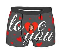 Boxer Divertenti Personalizzati con la Faccia della Moglie Sulla Biancheria Intima da uomo San Valentino Boxer Personalizzato Mutande Stampate con Foto Come Regalo per il Marito e il Fidanzato