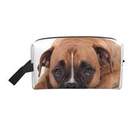 Boxer Dog 1, organizer per cosmetici di grande capacità, borsa da viaggio per il trucco da donna