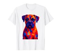 Boxer Dog Colorful Dog Lover Pop Art Maglietta