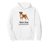 Boxer Dog Fedele all'Osso Silly to The Core Pet Style Felpa con Cappuccio