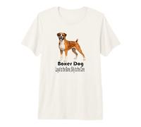 Boxer Dog Fedele all'Osso Silly to The Core Pet Style Maglietta Premium