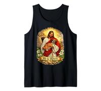 Boxer Dog He Is Risen Easter Resurrection - Croce sconfitta Canotta