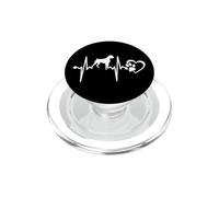 Boxer Dog Heartbeat Funny Puppy Dogs Lovers PopSockets PopGrip per MagSafe