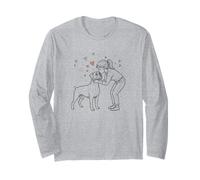 Boxer Dog Love Maglia a Manica