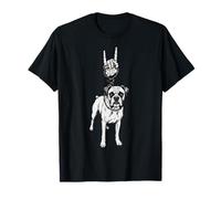 Boxer Dog Lover Cool Retro Vintage Goth Alt Metal Emo Maglietta