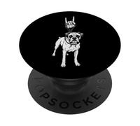 Boxer Dog Lover Cool Retro Vintage Goth Alt Metal Emo PopSockets PopGrip Adesivo