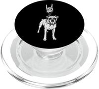 Boxer Dog Lover Cool Retro Vintage Goth Alt Metal Emo PopSockets PopGrip per MagSafe