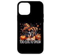 Boxer Dog Puppy Is Too Cute To Spook For Dog Mom Halloween Custodia per iPhone 12 mini