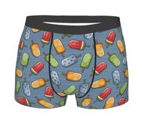 Boxer Fruit Ice Cream Boxer Uomo Comodi Senza Etichetta Mutande Uomo per L'Uso Quotidiano L