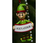 Boxer Gifts Alexander Elf Decorazione, Addobbi Natalizi, Ceramica, Multicolore, 8 x 4.5 x 2 cm