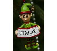 Boxer Gifts Finlay Elfo Decorazione, Ceramica, Multicolore, 8 x 4.5 x 2 cm