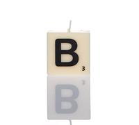 Boxer Gifts Lettera B Candela, Cera, Bianco, Taglia Unica