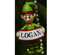 Boxer Gifts Logan Elfo Decorazione, Ceramica, Multicolore, 8 x 4.5 x 2 cm