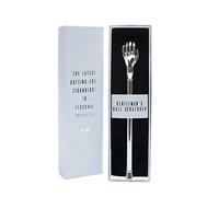 Tiragraffi per gentiluomini in argento con elegante scatola bianca, elegante nov