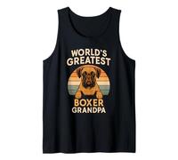 Boxer Grandpa è Il più Grande Amante dei Cani retrò del Mondo Canotta