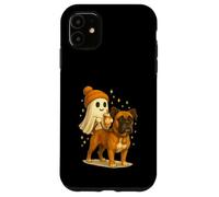 Boxer Halloween Ghost Walking Boxer Dog Custodia per iPhone 11