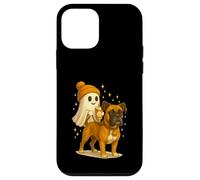 Boxer Halloween Ghost Walking Boxer Dog Custodia per iPhone 12 mini