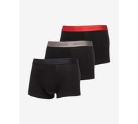 HUGO Boxer corti in cotone elasticizzato in confezione da tre - Style TRUNK TRIPLET PACK, 50532611 Nero S