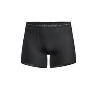 Icebreaker Boxers Uomo - Intimo 100% Lana Merino - 175 Tessuto Ultra Leggero - Nero/Monsone, S