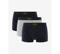 Boxer Lacoste Crocodile Print blu navy grigio verde (3 unità) - M
