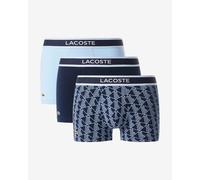 Boxer Lacoste Monogram blu bianco (3 pezzi) - L