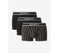 Boxer Lacoste Monogram nero bianco (3 unità) - S