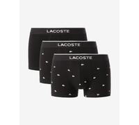Boxer Lacoste Printed Stretch nero bianco (3 pezzi) - M