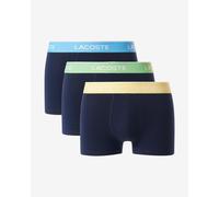 Boxer sportivi da uomo Lacoste Stretch Cotton Trunks 3P - black - Nero (S)