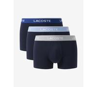 Lacoste, ,Underwear ,Uomo ,Blu ,S Tripack Boxers Cotton Trunk